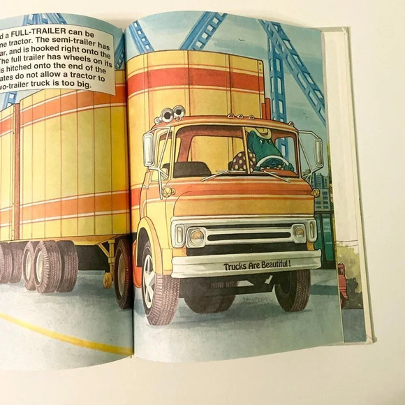 Vintage 1978 Watty Pipers Trucks A Cricket Book Platt  and Munk - Picture 12 of 15